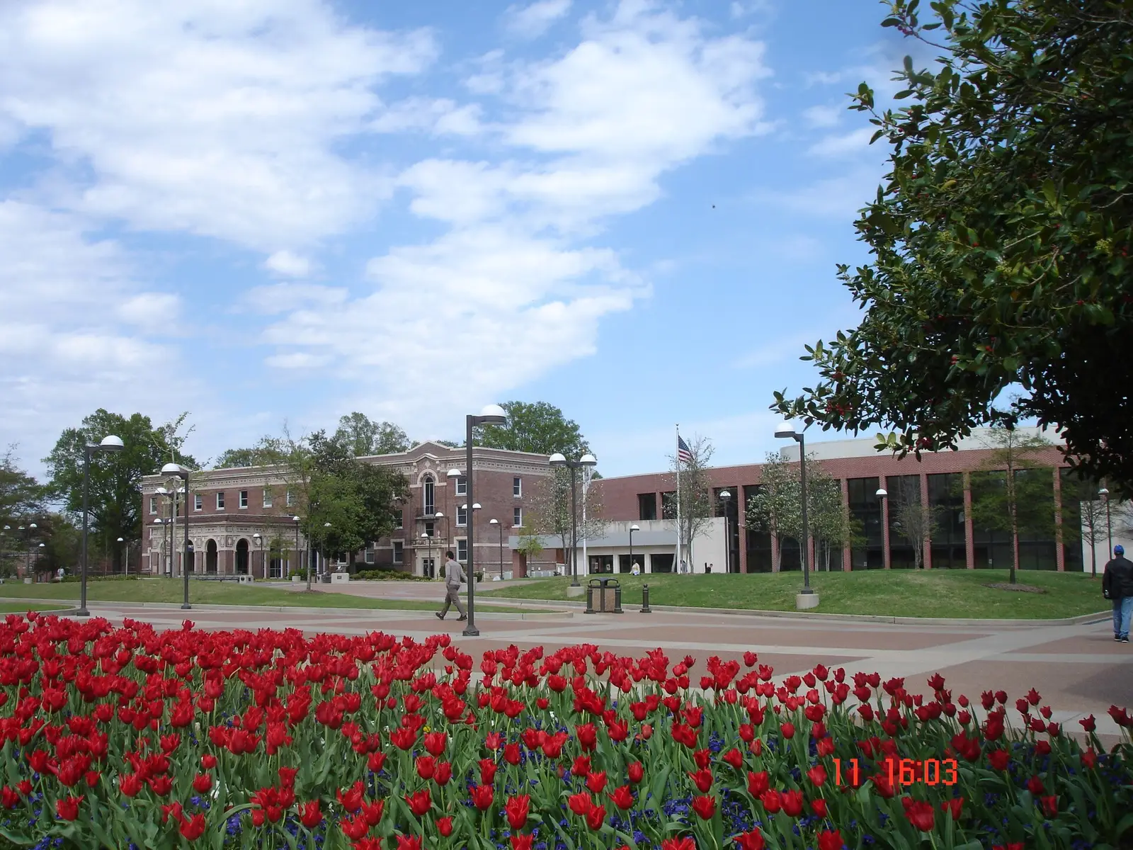 University of Memphis campus — Student Activities Plaza.